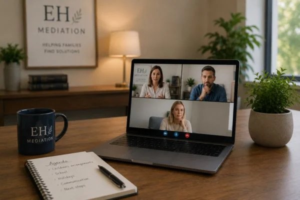 child access mediation Cheshunt online meeting.